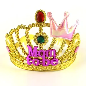 Kunststoff König Königin Juwel Krippe Majestätischen Dame Modeschmuck Krone