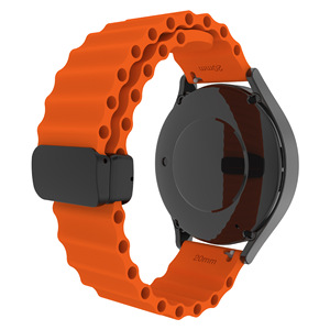 Correa de Reloj Magnética de Silicona para Reloj Inteligente Serie para <span class=keywords><strong>Samsung</strong></span> para Huawei Ocean Fold, Correa de Muñeca de 20 mm y 22 mm - Product Image 2
