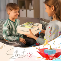 Juguete educativo de plástico para niños, reproductor de música, gramófono, tarjetas de rompecabezas con cuentos para la educación temprana
