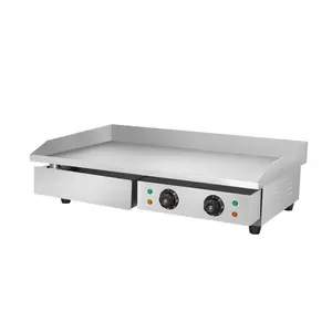 Appareil de barbecue multifonctionnel à plaque de cuisson, machine à gaufres manuelle pour stand commercial, cuisinière électrique de comptoir - Product Image 1