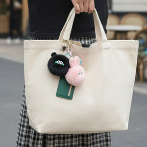 Porte-clés en fausse fourrure <span class=keywords><strong>de</strong></span> vison <span class=keywords><strong>kawaii</strong></span> personnalisé en gros, elfe festonné, <span class=keywords><strong>lutin</strong></span> <span class=keywords><strong>de</strong></span> la poussière avec chaîne colorée pour sac d'étudiant, cadeau <span class=keywords><strong>de</strong></span> couple - Product Image 3