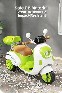 Motocicleta Eléctrica para Niños de 12v y 3 Ruedas, Motocicleta Eléctrica para Niños con Batería de 3 Ruedas para Niños y Niñas, Regalo para Interiores y Exteriores - Product Image 4