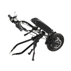 Medical health device handcycle attachment conversion kit 12inch 16inch China portable wheelchair 350w for wheelchar
