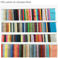 Serviettes de table en lin blanc naturel brodées main, ourlées, personnalisées, en lin français, pour mariage, restaurant et maison - Vente en gros