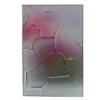 Panel de Vidrio Templado Sólido Personalizado con Patrón Karatachi de 3-5.5mm para Decoración de Paredes, Sala de Estar, Baño, Armario y Gabinete