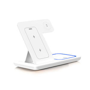 <span class=keywords><strong>Cargador</strong></span> Inalámbrico Plegable 3 en 1 con Logotipo Personalizable, Carga Rápida QC3.0 de 15W <span class=keywords><strong>para</strong></span> 16 Pro Max, <span class=keywords><strong>para</strong></span> Reloj y Auriculares - Product Image 6