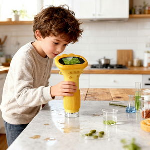 電子デジタル顕微鏡372 2インチIPSカラースクリーン1080pポータブル子供向け早期教育学習 - Product Image 1