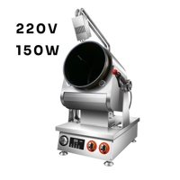 Machine à frire rotative automatique commerciale à gaz avec pulvérisation de flamme et contrôle de bouton pour restaurant