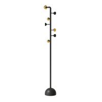 Porte-vêtements simple en métal sur pied, démontable, avec étagères de rangement pour chambre, dortoir, balcon, magasin de vêtements et salon