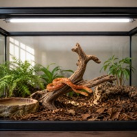 LuckyHerp T5 54W UVB5.0 Lampe UVB Spirale en Verre pour Reptiles - Écologique, Économe en Énergie, 46 pouces, 7000-8000K, 8000 heures, CRI80