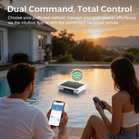 Skimmer de surface robotisé solaire et DC Y90 Pro avec panier de 3,5 L et application Tuya |   OEM