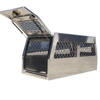 Plateau de camionnette en aluminium plat durable 1780x700Lx850Hmm, boîte à outils, boîte de rangement pour chiens, pour voitures