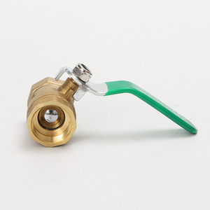 Robinet à bille Henx 1/2 pouce en bronze, commande manuelle de l'eau pour systèmes de climatisation - Product Image 2