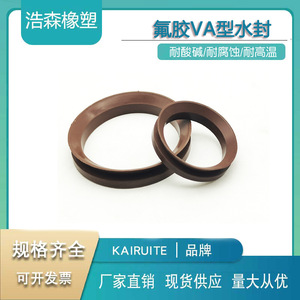 Kairuite Fluororubber Va Type Joint d'étanchéité à l'eau en forme de V pour cylindre, qualité standard, joints d'étanchéité à face ronde - Product Image 4