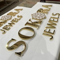 Signalisation personnalisée 3D rétro-éclairé, lettres Led, pour magasin de bijoux, panneaux publicitaires, enseigne de magasin