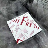 Papier de soie élégant avec logo pour emballage de boîte cadeau de vêtements de bijoux-Cire enduite résistante à l'humidité pour le style de pulpe vierge sulfurisé