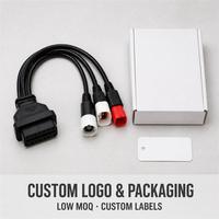 Cable adaptador de diagnóstico OBD2 3 en 1 para motocicleta, conector de 16 pines OBDII a 3, 4 y 6 pines para herramienta de escaneo de motocicletas Honda Yamaha