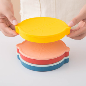 Lemon Ice Cube Tray Silicone Mold With Lid For DIY Ice Cubes Blue Red Yellow Color Options - Product Image 3