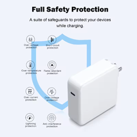 Chargeur MacBook 61W 67W 96W, adaptateur d'alimentation pour ordinateur portable MacBook Pro Air, certifié CE FCC ROHS, chargeurs rapides 100W, vente chaude