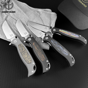 Yeehand Nouveau <span class=keywords><strong>Design</strong></span> Portable VG10 EDC Couteau G10 Poignée pour Camping En Plein Air Dropshipping Disponible OEM Personnalisation Pris En Charge - Product Image 4