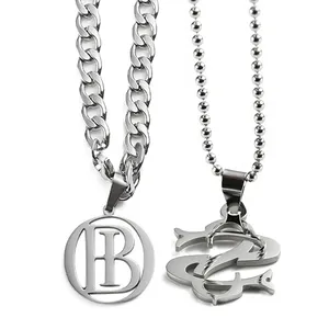 Gepersonaliseerde Uw Aangepaste Ketting Zilveren Vrouwen Heren Ketting Mode Cool Kleding Accessoires Sieraden Rvs Ketting