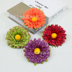 Flores Artificiales de Girasol Dongchen Crafts, Pequeñas, de Seda, Impermeables, Decoración para el Hogar, Accesorios para Bodas - Product Image 3