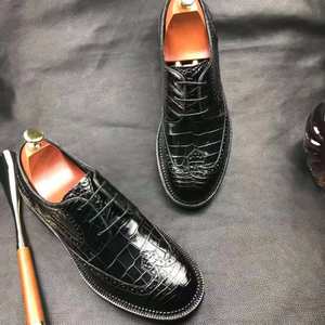 Exquisitos Zapatos de Vestir Goodyear <span class=keywords><strong>para</strong></span> Hombre, Elegantes Zapatos Personalizados de Piel de Cocodrilo <span class=keywords><strong>para</strong></span> Hombre, Zapatos de Hombre de Cuero Genuino de Cocodrilo Goodyear - Product Image 5