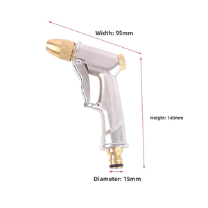 <span class=keywords><strong>Pistolet</strong></span> à eau de jardin en alliage <span class=keywords><strong>d</strong></span>'aluminium pour le lavage de voitures ou l'<span class=keywords><strong>arrosage</strong></span> des jardins - Product Image 4