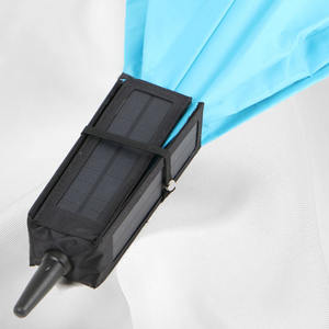 Aperto ombrello automatico Speciale uv ombrello impermeabile ventilatore solare ombrello diritto con il ventilatore paraguas - Product Image 6