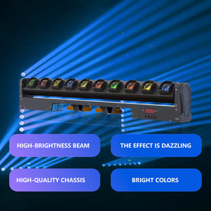 Lumière de scène DMX Beam Wall Washer LED Matrix Light Strobe Bar 4 en 1 RGBW Moving Head <span class=keywords><strong>Disco</strong></span> Lights pour DJ Concerts et Lives - Product Image 6