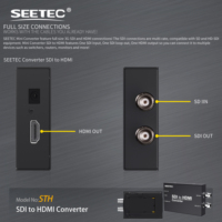 Convertidor SEETEC STH SDI a HDMI, Compatible con 3G-SDI, Diseño Ligero, Placa de Batería, Servicio ODM, Venta Directa de Fábrica