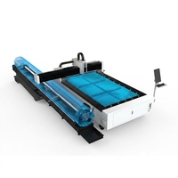 Machine de découpe laser à fibre à prix d'usine, machine de découpe laser CNC intégrée pour tôles et tubes