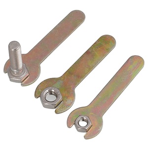 Nhà Máy OEM Biểu Tượng Tùy Chỉnh Carbon Thép Mạ Kẽm Brassy 6 Để 22 Mm Đơn Giản Flat Open End Cờ Lê Cờ Lê - Product Image 4