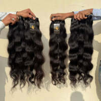 Extensiones de Cabello Virgen Indio sin Procesar con Cierre HD, Extensiones de Cabello Humano Brasileño con Ondas Corporales, Cabello Rizado Natural