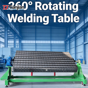 Table de soudage rotative robuste, poste de travail réglable pour la fabrication métallique - Product Image 4