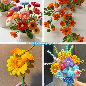Limpiapipas de Chenilla Gigantes Multicolor de 20mm, 3mm, 6mm, 8mm, de Felpa Densa, para Manualidades Creativas y Decoración de Graduación - Product Image 6