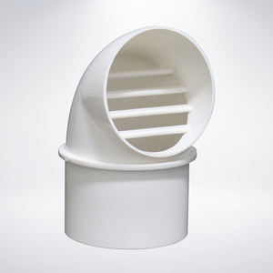 Grille de ventilation fixe monobloc en <span class=keywords><strong>PVC</strong></span> 75mm 110mm 160mm 180mm 200mm avec conception de flux d'air optimisée - Product Image 2