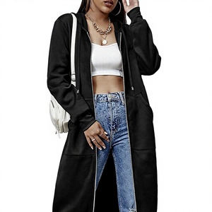 Women’s <b>Long</b> Hooded <b>Sweatshirt</b> - Product Image 2