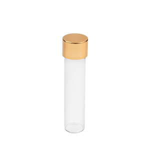 Emballage personnalisé 116mm 125mm King Size Tube de verre Flacons en verre à l'épreuve <span class=keywords><strong>des</strong></span> enfants avec couvercles CR - Product Image 2
