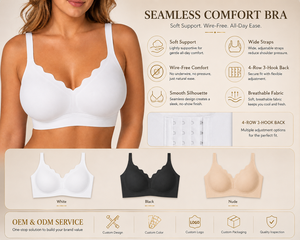 Reggiseno Senza Cuciture OEM/Personalizzato/All'Ingrosso, Supporto Morbido in Gel, Bralette Invisibile con Spalline Regolabili - Product Image 5