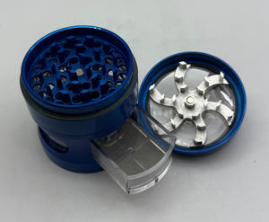 63毫米2.5英寸4层锌合金手摇压力机抽屉手动金属材料药草研磨机 - Product Image 5