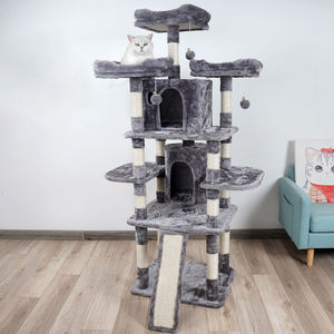 Modern Plush <b>Cat</b> Toy Factory Direct Custom Processing Multi-<b>Cat</b> Family Climbing Rack <b>Scratch</b> Board for Foreign Trade <b>Cat</b> <b>Tree</b> - Product Image 4