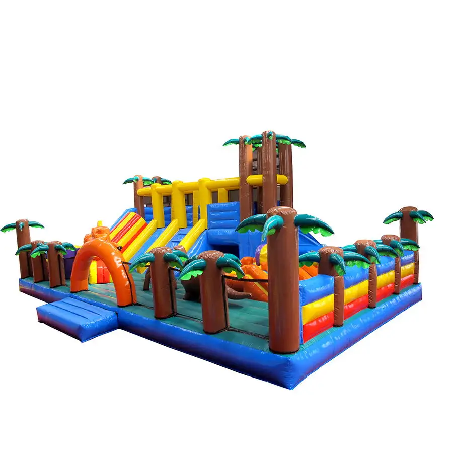 Kustomisasi Komersial Rumah Pantul Anak-anak Bouncer Basah Kering Slide Combo Harga Grosir Jumper Castle Waterslide Pool