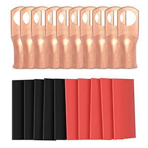 Chemical Engineering Ring Terminal AWG8642 Copper Crimp <b>Connector</b> 120pcs US Standard <b>Quick</b> <b>Connector</b> Heat Shrink Kit - Product Image 1