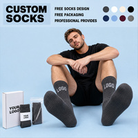 Chaussettes de sport athlétiques en jacquard New East Crew en coton pour hommes, chaussettes de gym tricotées, design de marque, vente en gros, chaussettes personnalisées