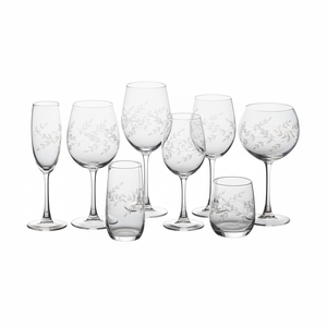 Khắc chân cao thủy tinh đặt thực rõ ràng rượu vang cổ điển bán buôn thủy tinh nước cốc personalisable đám cưới - Product Image 1