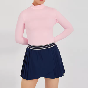 Toptan spor giysileri üreticileri Golf giyim vücut sıkı üstleri bayanlar uzun kollu nefes Golf gömlek Golf giysileri - Product Image 3