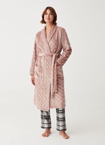 Accappatoio di Lusso per Adulti Vendita all'Ingrosso Super Morbido ODM in <span class=keywords><strong>Pile</strong></span> di Poliestere Personalizzato Vestaglia Spessa e Confortevole - Product Image 5