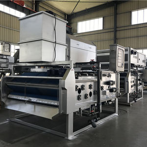Usine de traitement des eaux usées de déshydratation automatique des boues filtres s-presse de ceinture 1100-2900kg personnaliser SS304/316 5m 3/h-20m3/h 75%-85% - Product Image 5