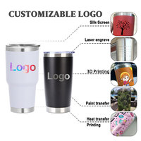 Vaso Térmico Personalizado de Acero Inoxidable de Doble Pared de 20 oz con Asa, Aislamiento al Vacío, 12-24 Horas de Aislamiento Térmico, Portátil, para Agua Hirviendo